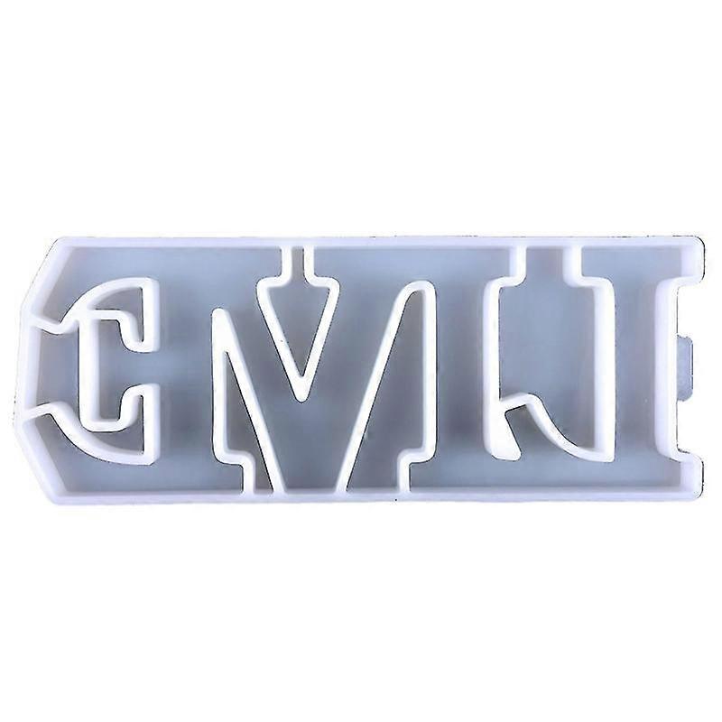 DIYホームテーブル壁掛け装飾のためのシリコーン型英語単語樹脂金型