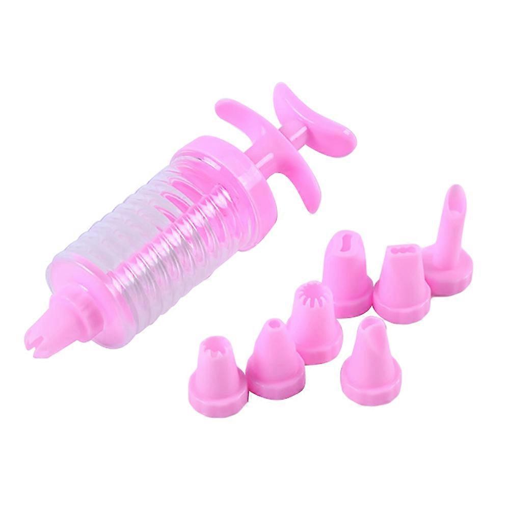 8Pcs Plastic Icing Piping Pastry Tool with 8 Nozzles Cake DIY Decorating Tips