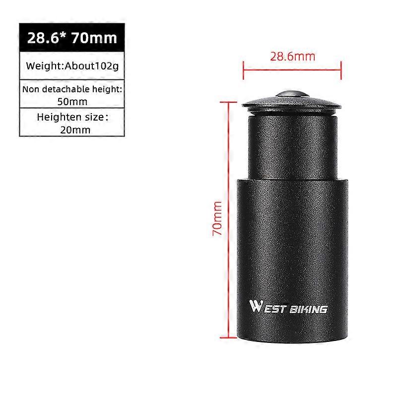 Bicycle Fork Stem Extension 70-225mm Handlebar Rise Up Aluminum Alloy Height Spacer Stem Extender MTB BMX Parts