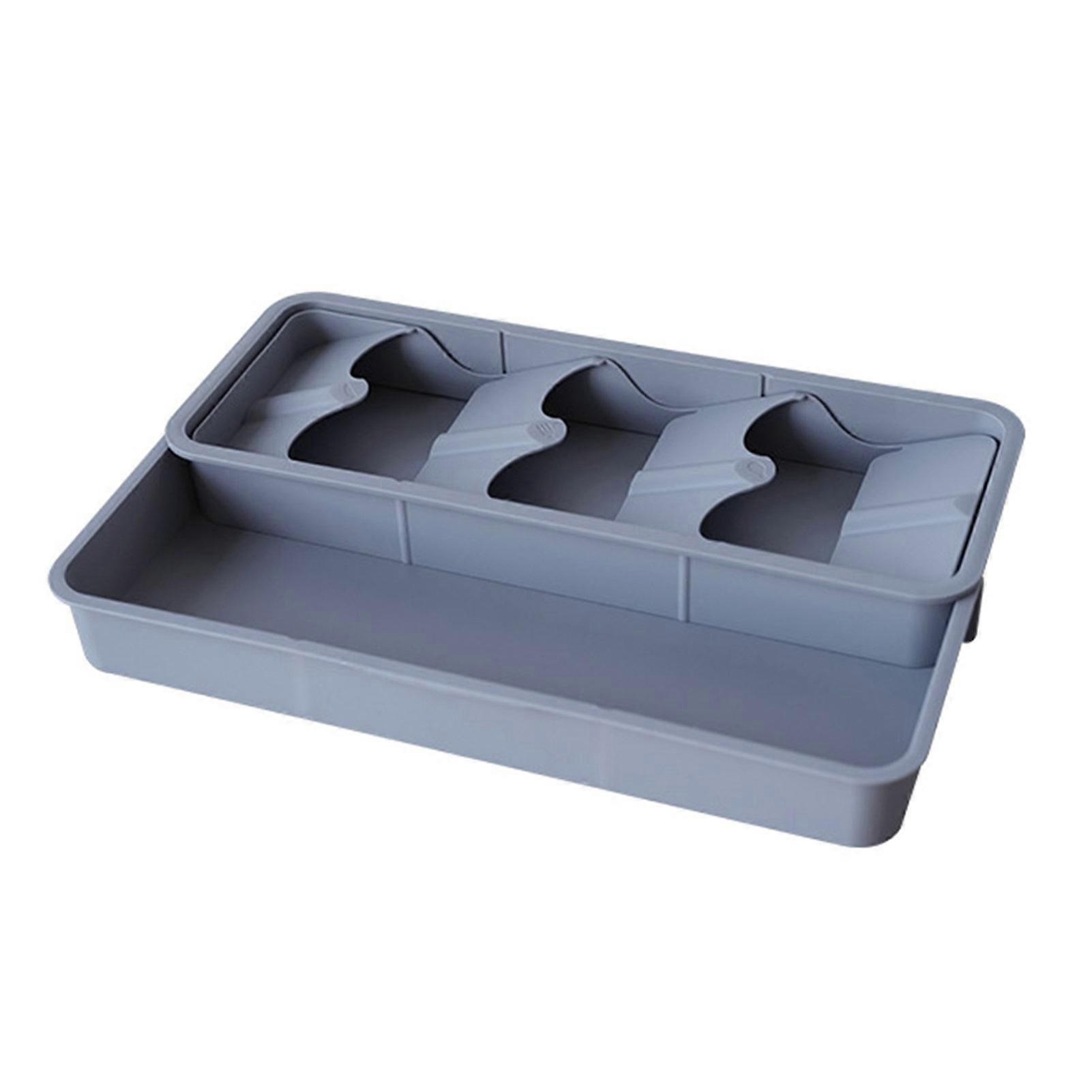Cutlery Storage Box Expandable Drawer Design Detachable Keep Tidy Space Saving Stable Tableware Organizer