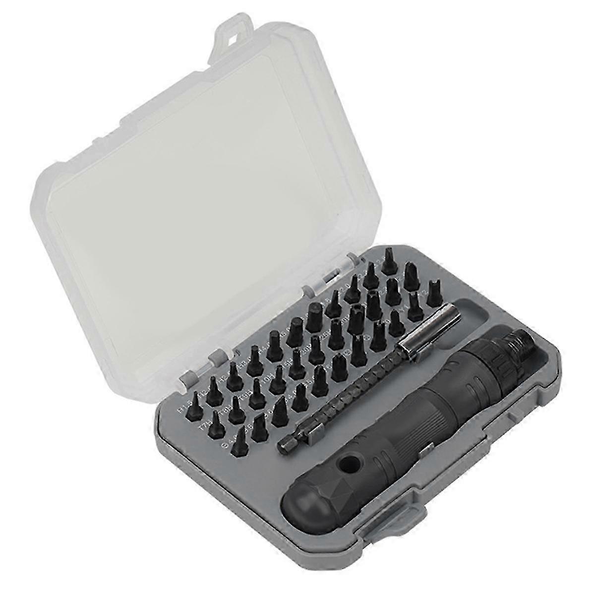 35-in-1 Ratchet Screwdriver Set Is Suitable For Watch, Mobile Phone, Notebook Computer Toy Maintenance Tool Set.