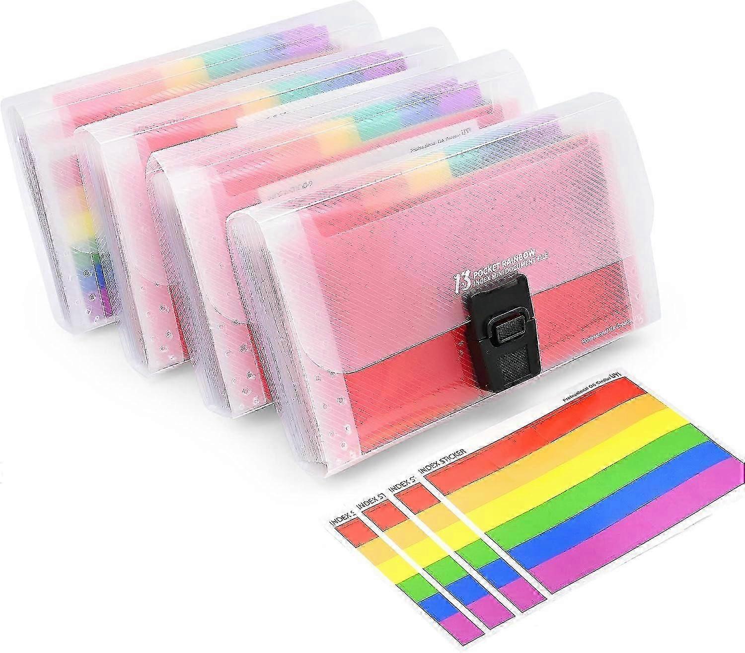 A6 Size 13 Pockets Expanding File Folder, 18x10.5x3cm