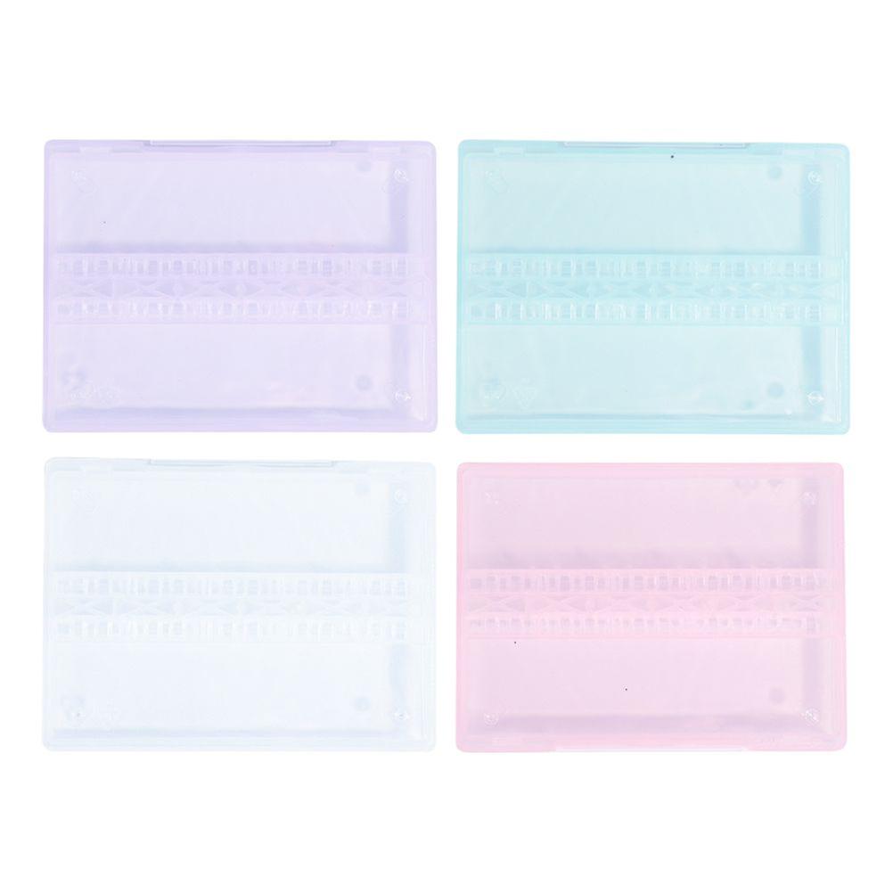 4Pcs Electric Grinding Head Mini Storage Boxes Manicure Tool Empty Boxes