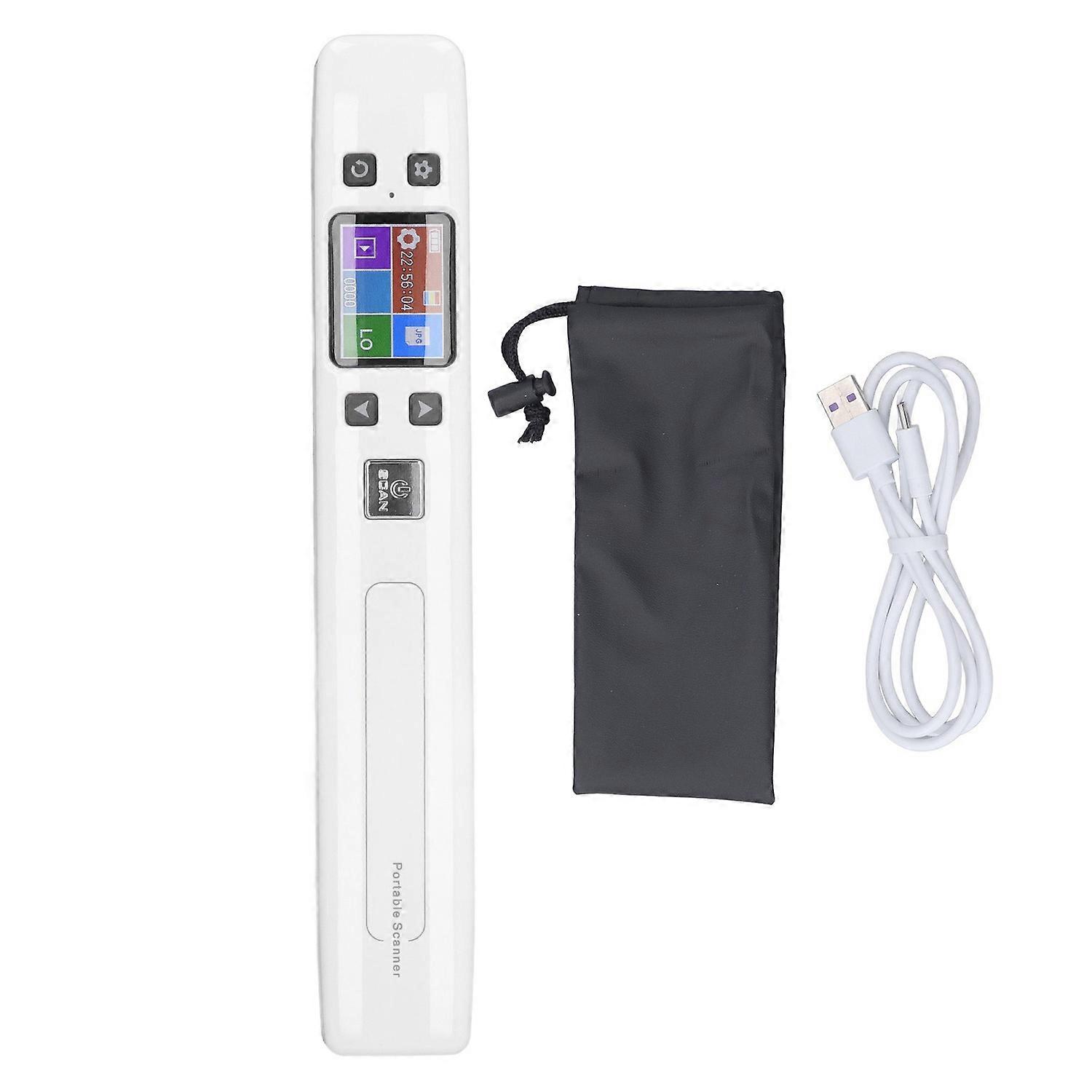Portable Photo Scanner HD Color Screen Document Scanning Device for Home School Office Built in Batt
