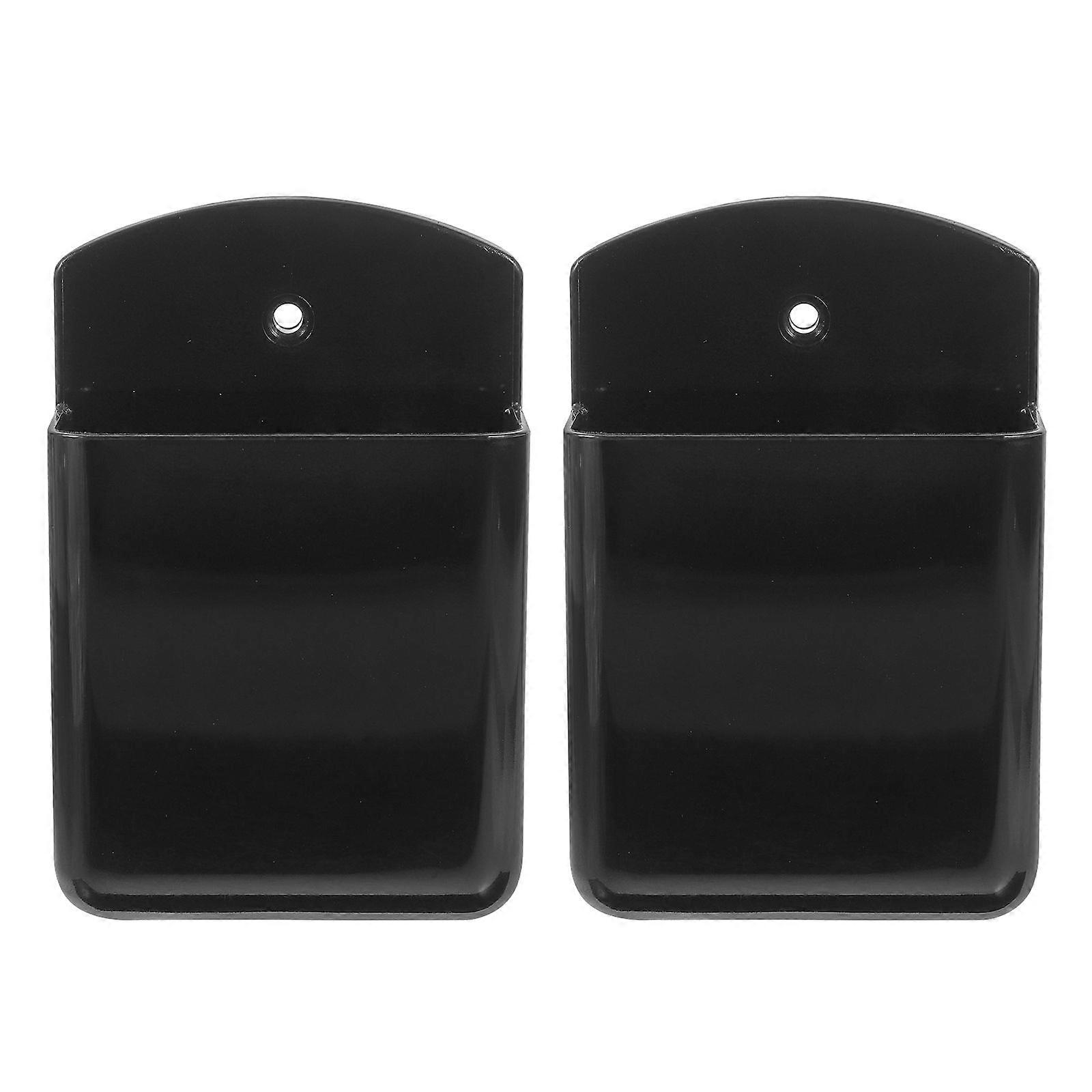 2pcs Wall Mounted Remote Controller Holder No Drilling Remote Wall Organizer Fan Remote Wall Rack