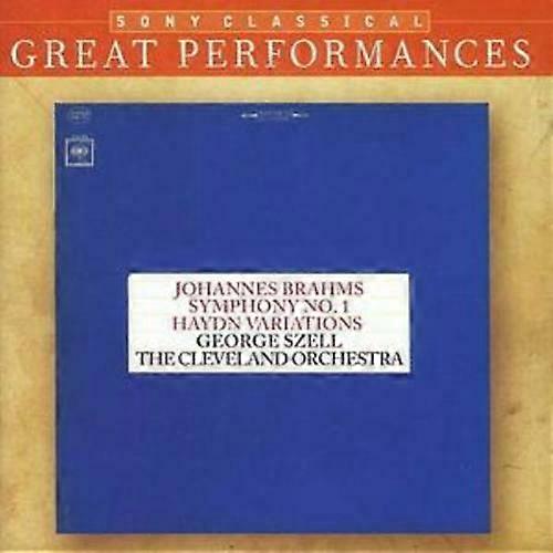 Johannes Brahms Symphony No. 1 Haydn Variations (Cleveland Orchestra) CD