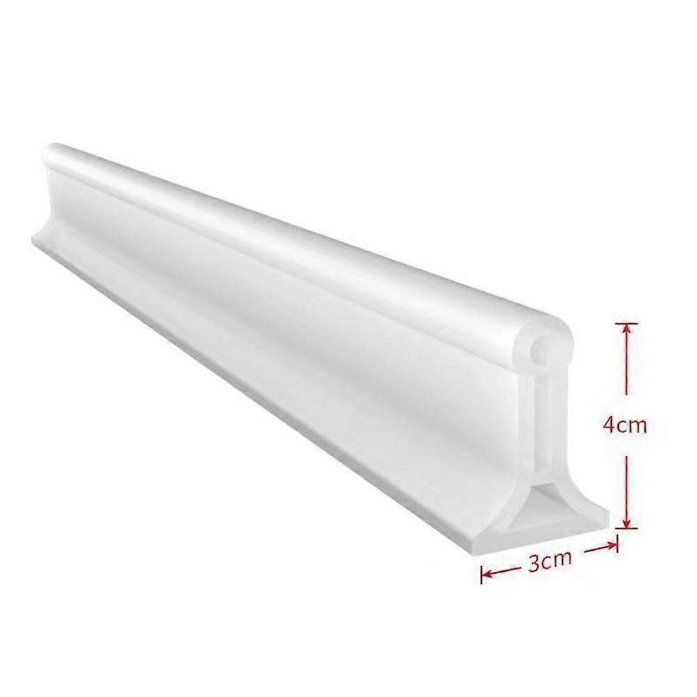 Bendable Water Retaining Strip Silicone Seal Strip Shower Water Barrier Floor Kitchen Toilet