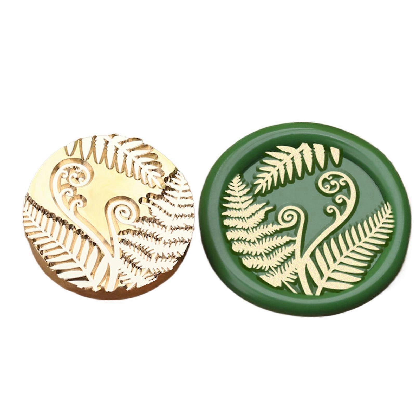 复古印章邮票头部植物主题印章印章,适用于印章信封卡婚礼请柬剪贴簿包装