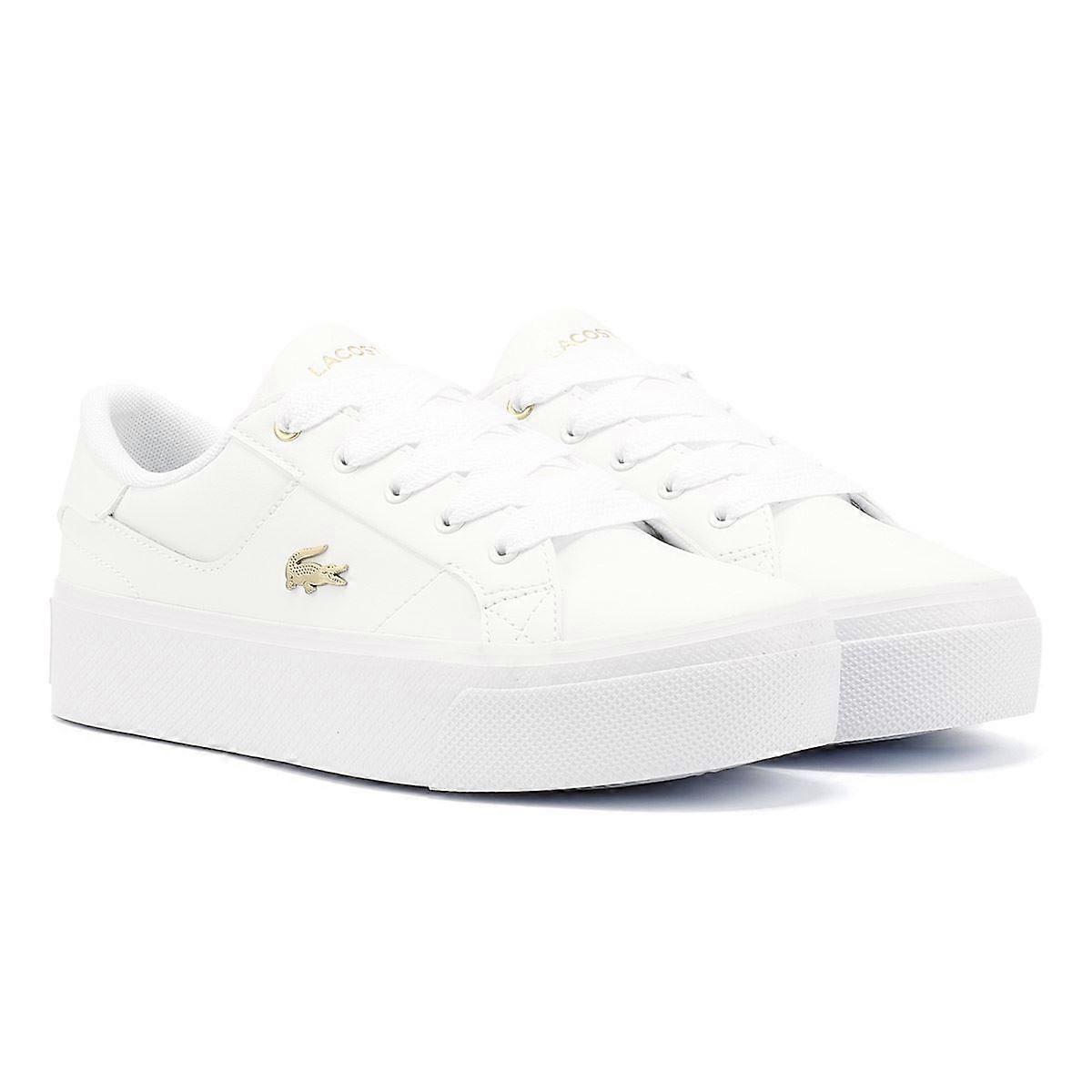 Lacoste Ziane Platform Leather Women's White Trainers