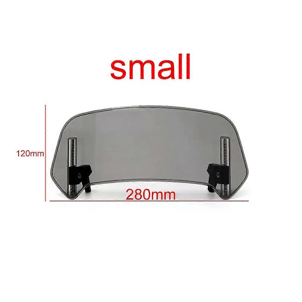 Universal Motorcycle Windshield Extension Adjustable Spoiler Clamp-On Windscreen Deflector compatible for    SUZUKI MAXP