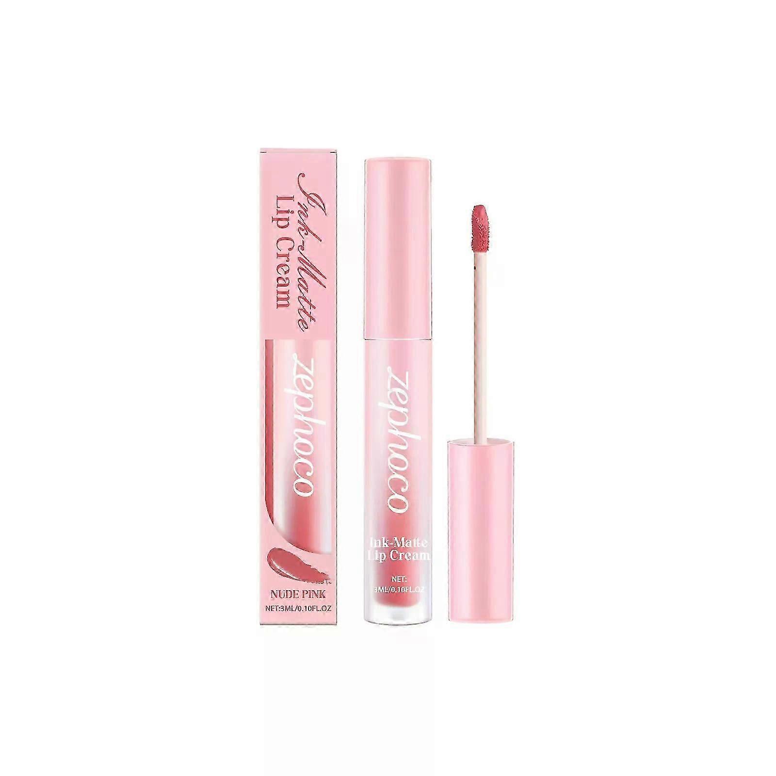 Matte Lip Glaze & Lip Liner Lip Pencil And Lip Glaze Lip Color Lip Liner Set Non-stick Cup Matte Lip Glaze