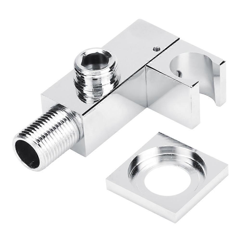 Rotatable Shower Head Holder Bracket with Hose Connector for Adjustable Bathroom Shower Accessories