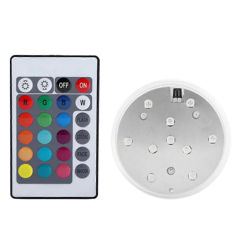Colorful Submersible Vase Base Light USB Powered LED RGB Color Changing Waterproof