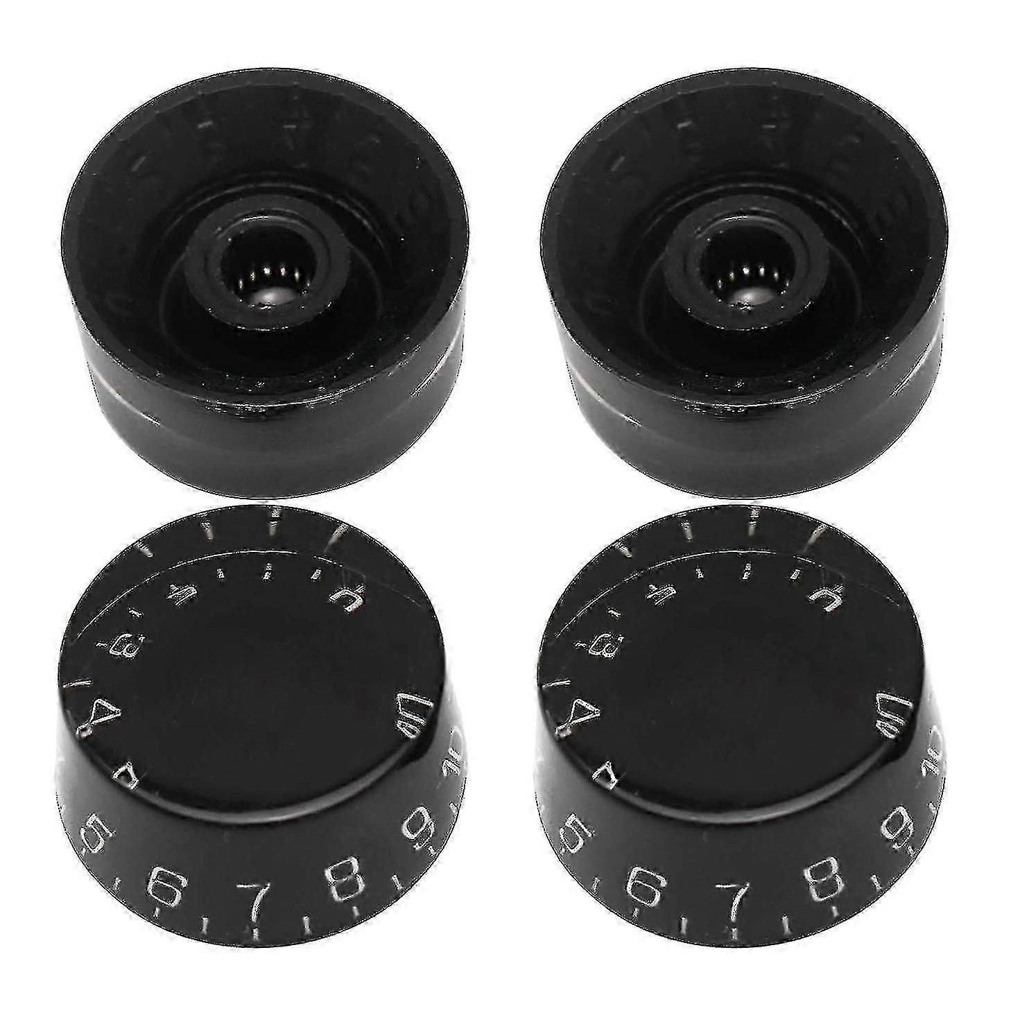4pcs Electric Guitar Top Hat Knobs Speed Volume Tone Control Knobs Compatible For Lp Style Guitar