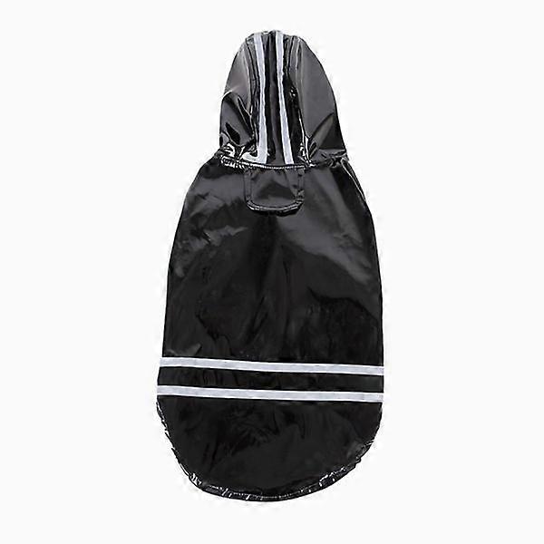 Spring Summer Dog Outfit Raincoat Reflective PU Puppy Pet Rain Coat Hooded Waterproof Puppy Jacket Clothes For Dogs Chihuahua Yorkshire