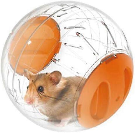 12cm Gym Ball for Hamsters and Mice Activity Toy for Small Animals Exercise Ball for Dwarf Hamster, 3 Colors to Choose From (Orange)