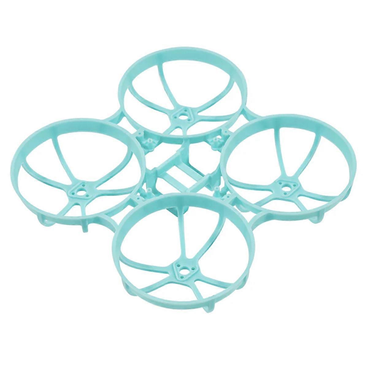 Pour Meteor75 Pro FPV Drone Frame 1S Micro-Brushless Whoop Meteor 75 Pro FPV Racing RC Drone Quadcopter Frame Cyan-Blue