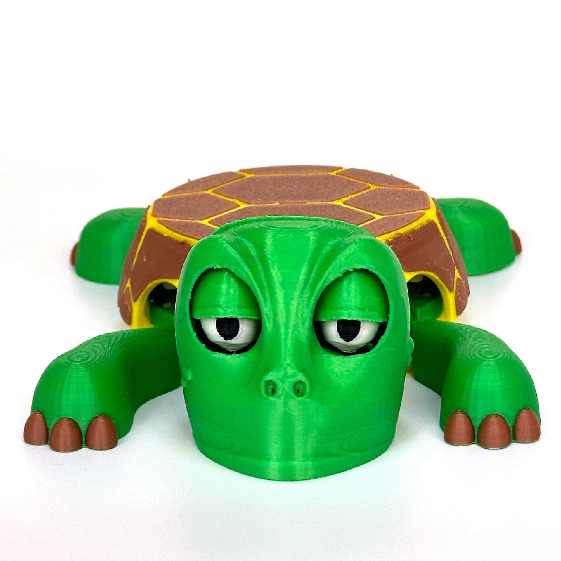 3D Printed Turtle Coaster with Funny Expressions When You Put a Glass on His Back, Coaster Gag Gifts