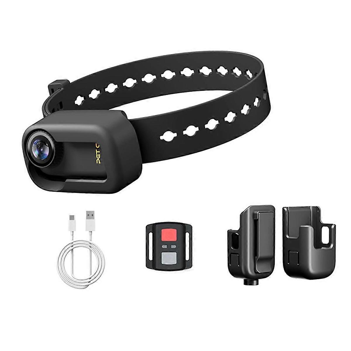 4K 30Hz Pet Collar Camera, WiFi Pet Camera Animal Vlog Camera ,Mini Action Camera for Video Records