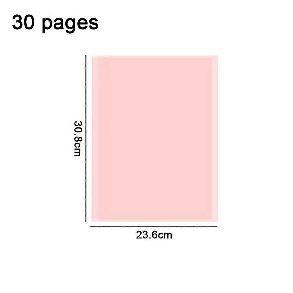 Presentation Book, Document Protection for A4 Files, Red Plastic Sleeves with Vertical Paging Bag Design, High-Definition Viewing, 80 Pages