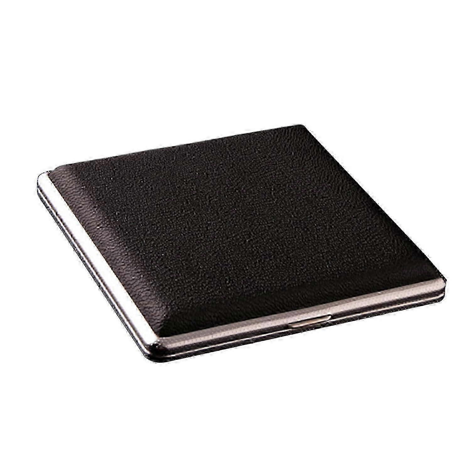 Savukekotelo, pu-nahkainen savukekotelo, nahka- ja metallinen savukekotelo, musta nahkainen savukekotelo, metallikehys, nahkainen savukekotelo, savuke Bo