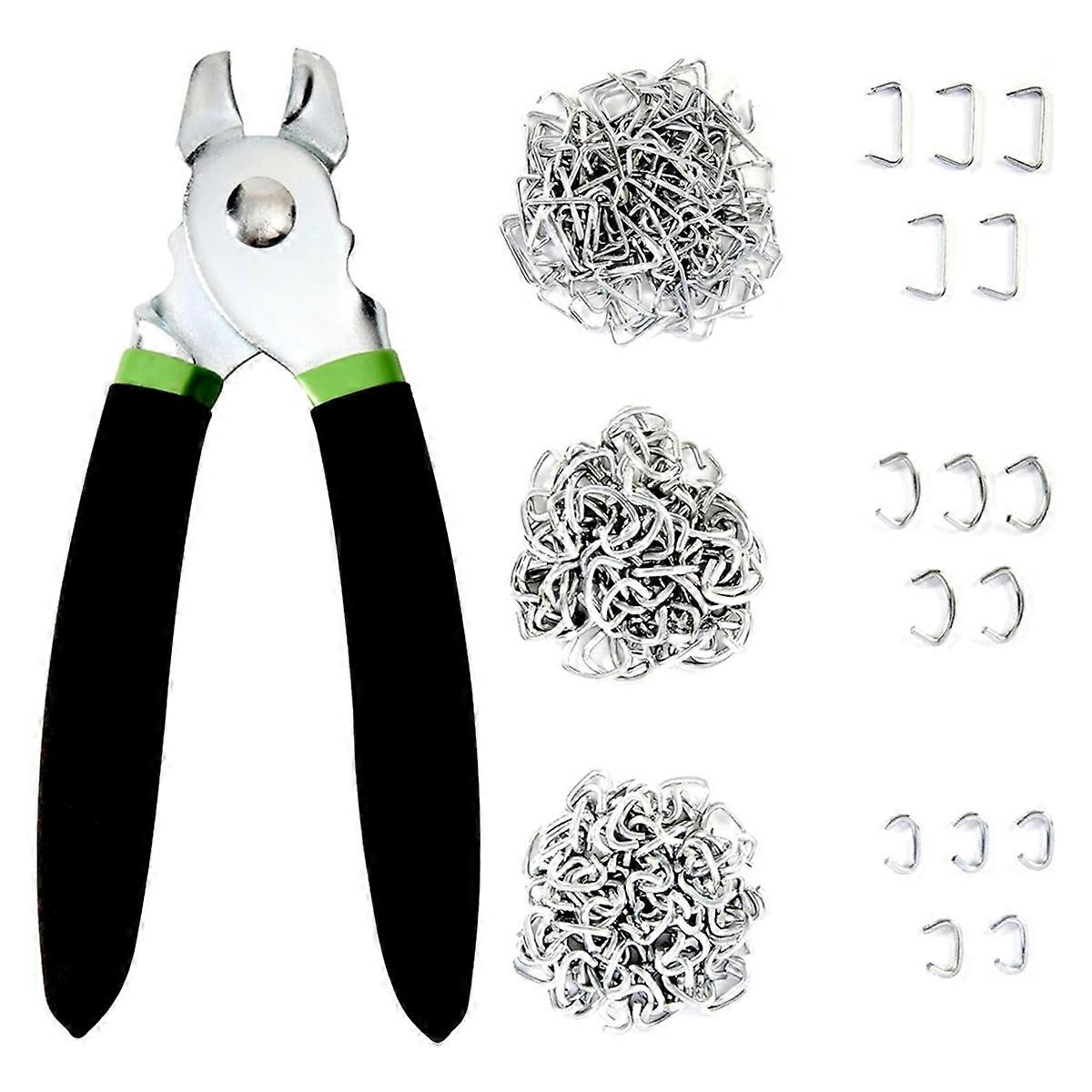Hog Ring Pliers Kit for DIY Craft&Bagging