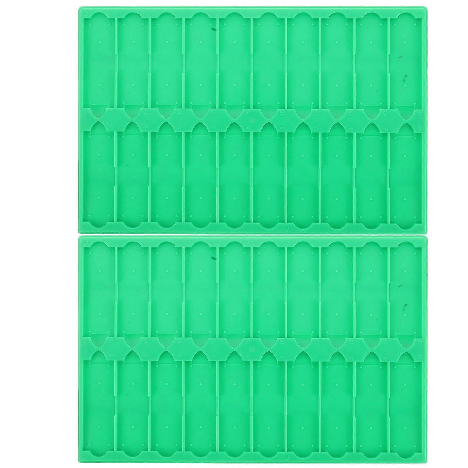 2 Pcs Plastic Microscope Slides Holders Microscope Slides Drying Racks Microscope Slides Storage Stand
