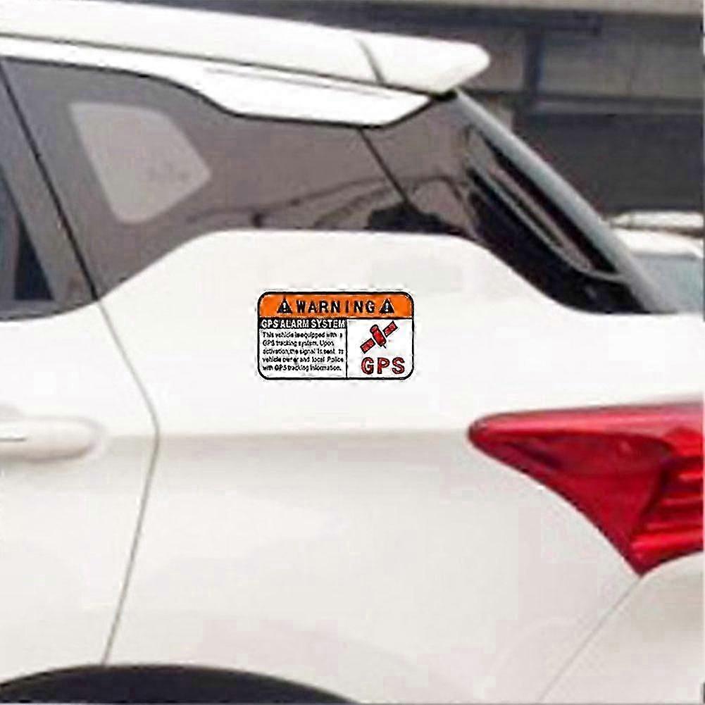 GPS-Enabled Anti-Theft Security Decal with Alert Tracking Alarm System