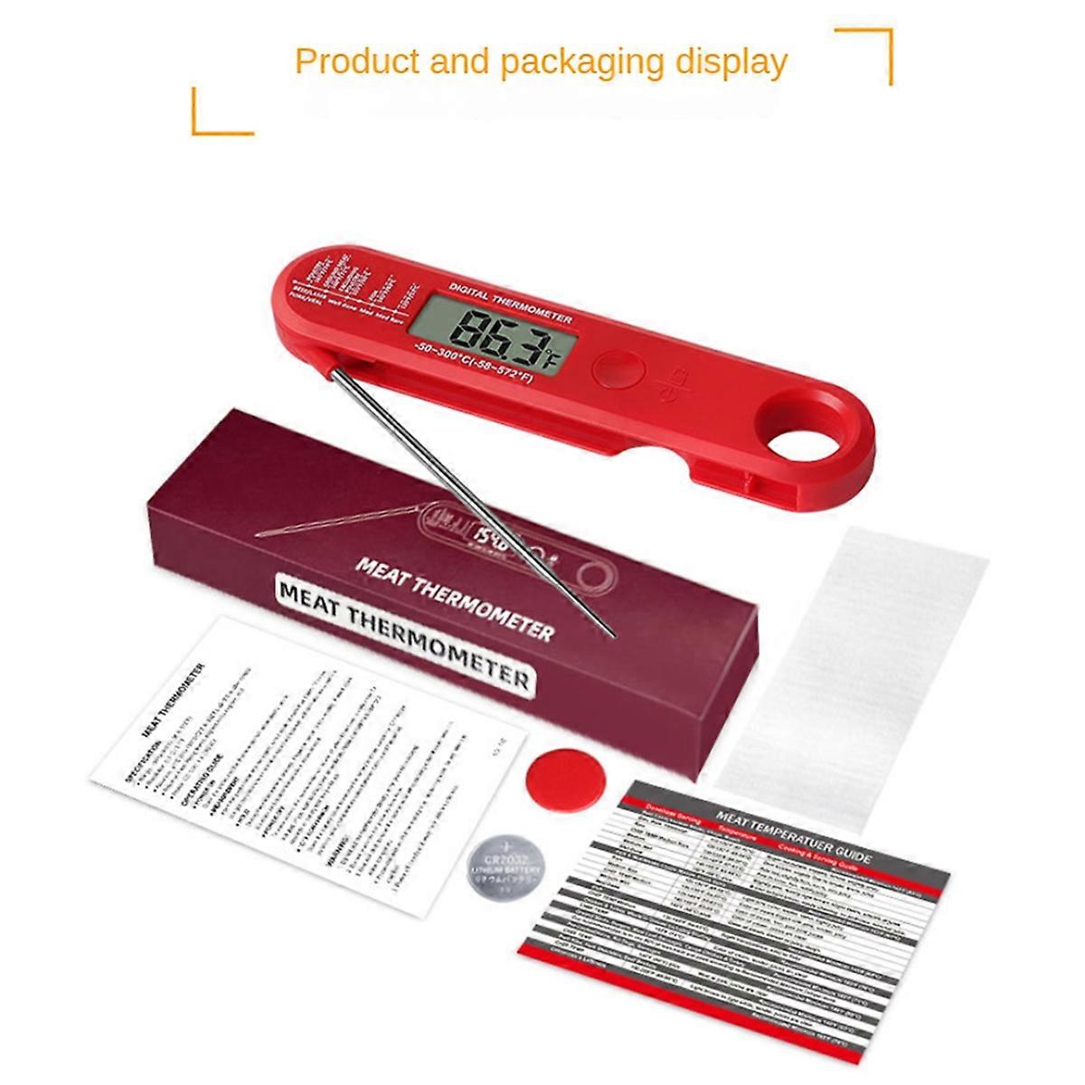 Folding Meat Thermometer Digital Instant Read Meat Thermometer