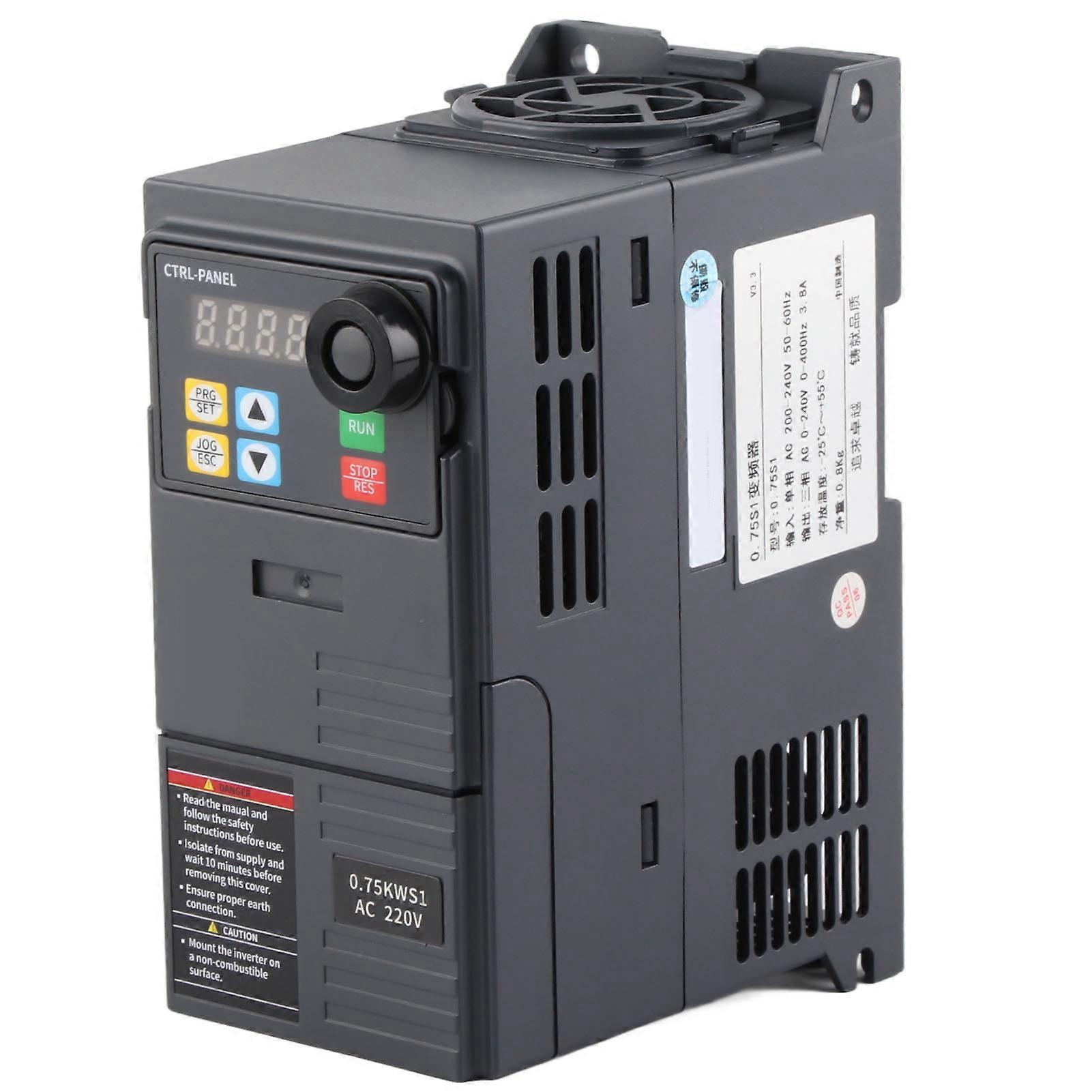 Variable Frequency Drive 1 to 3 Phase Vector Converter Inverter Input 0‑240V Output