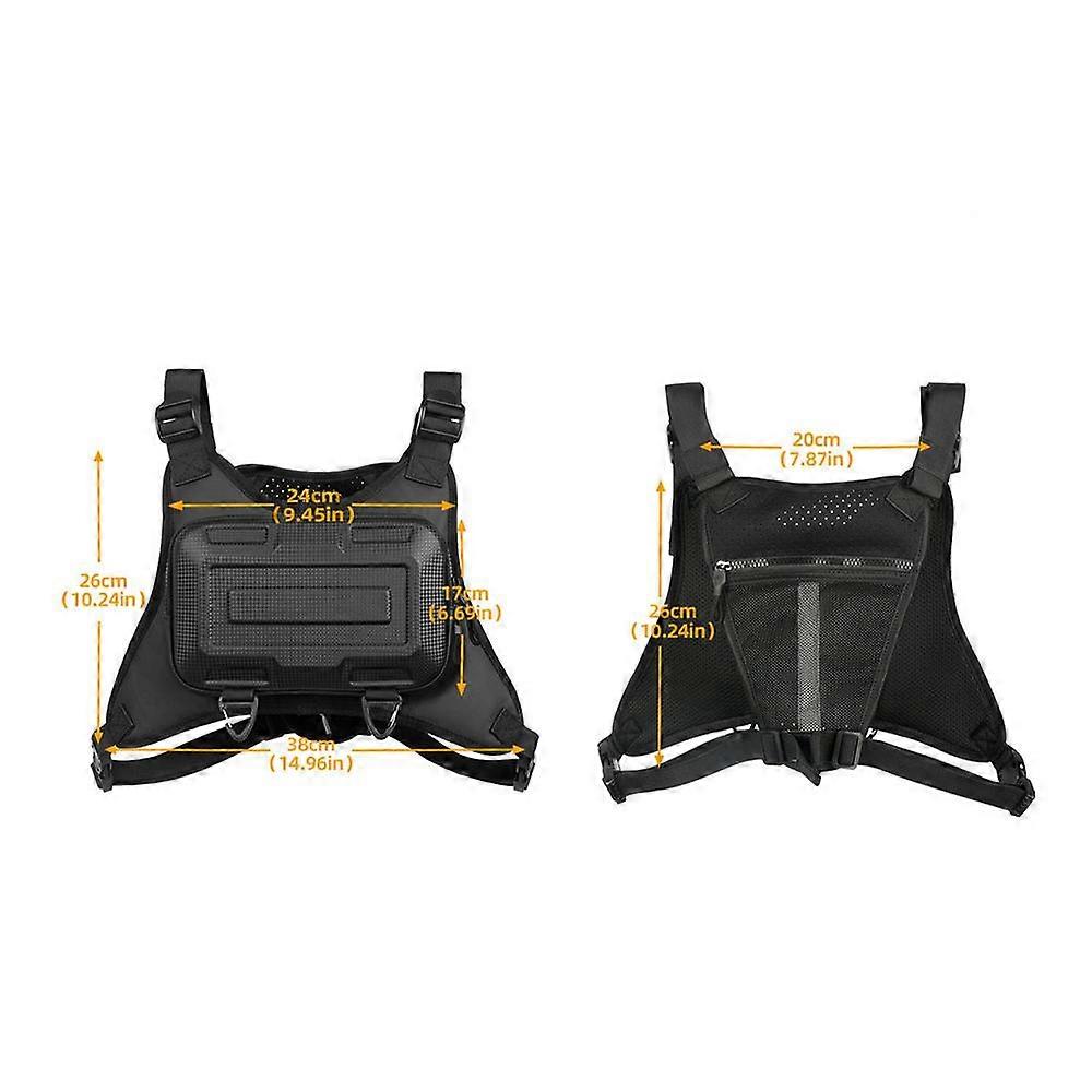 Running Vest Chest Bag Hard Shell Chest Pack For Men Men's Chest Bag Phone Holder For Running Running Vest For Men Fast Cooling