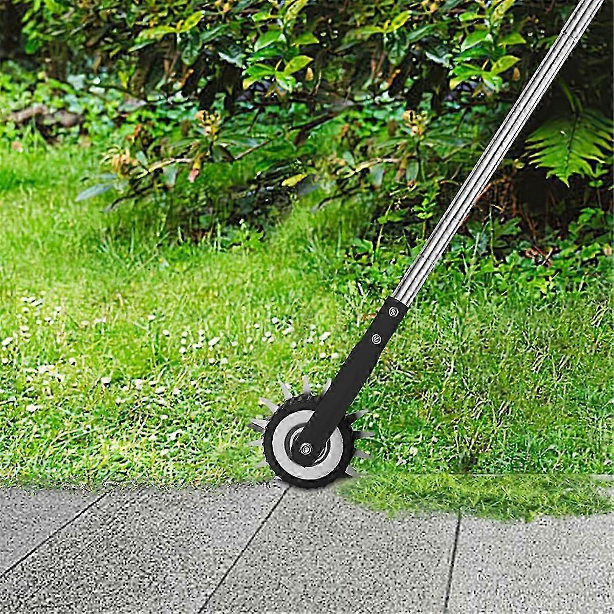 Wheel Rotary Edger,Adjustable Length Lawn Edger