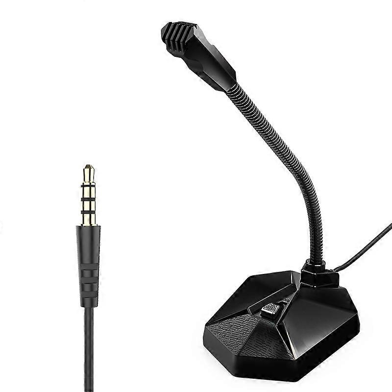 Metal Hose Meeting Desktop Microphone, Spec: 3.5 Version (Black)