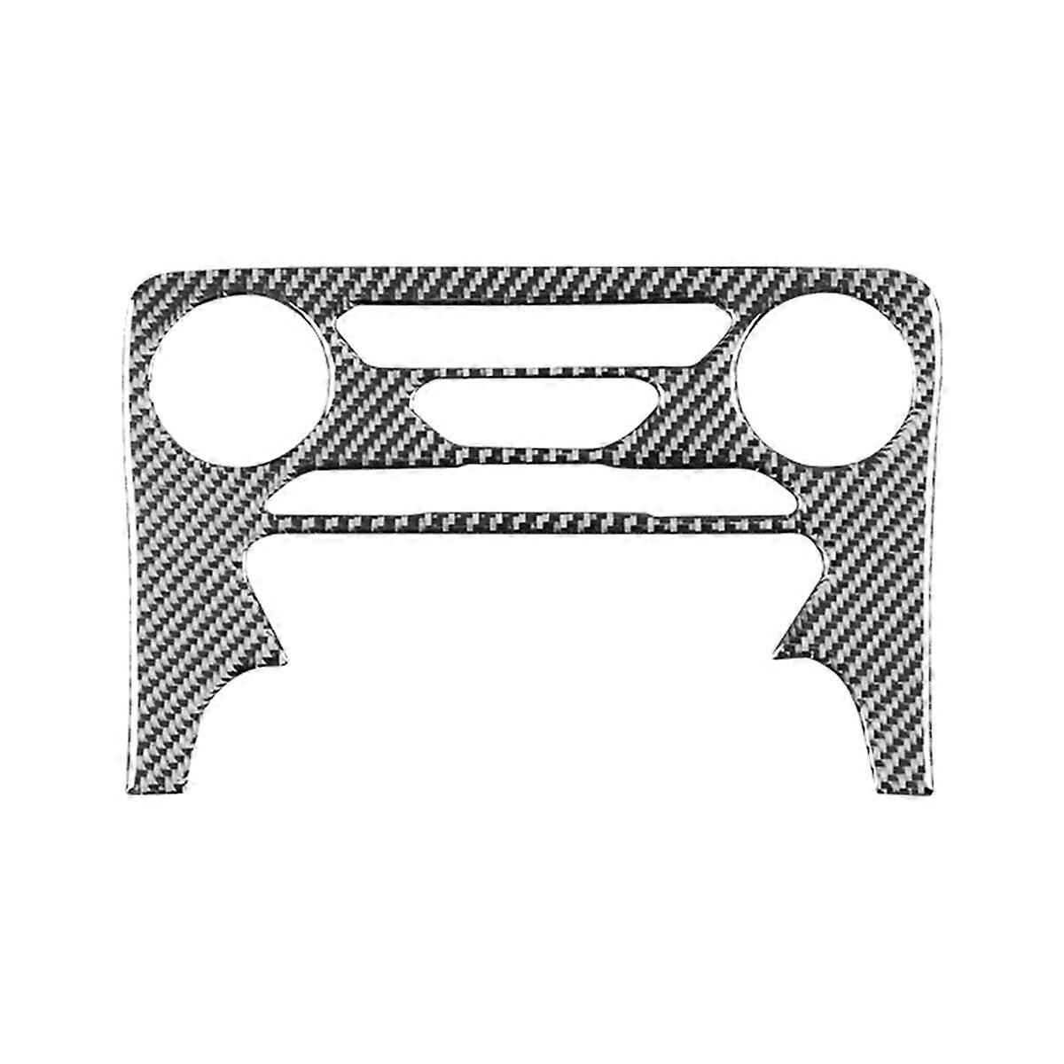 For 2019-22 Carbon Fiber A/C Control Panel Cover
