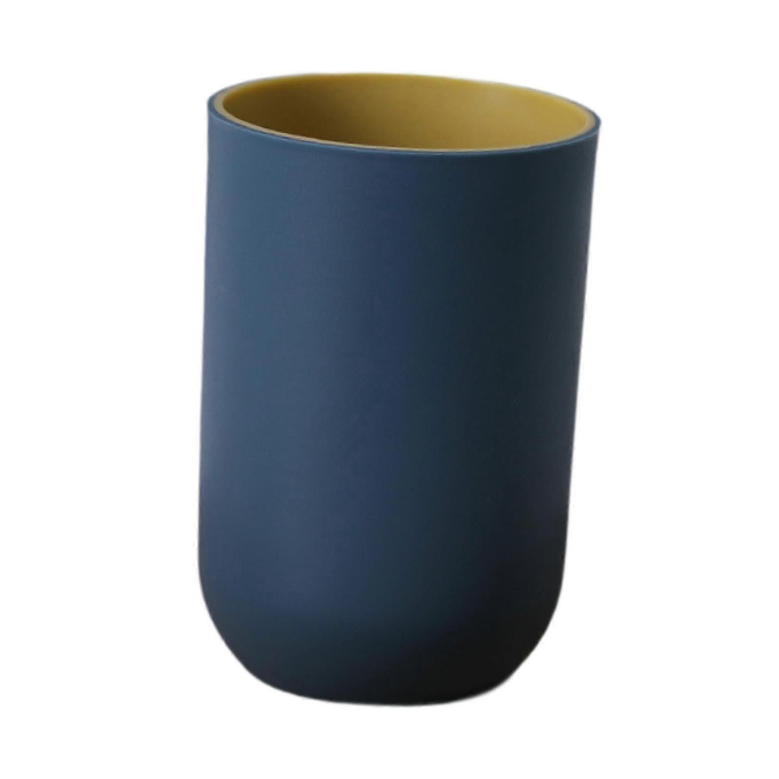 Wall-Mounted Toothbrush Holder and Rinsing Cup Set, Bathroom Organizer with Hooks for Modern Spaces