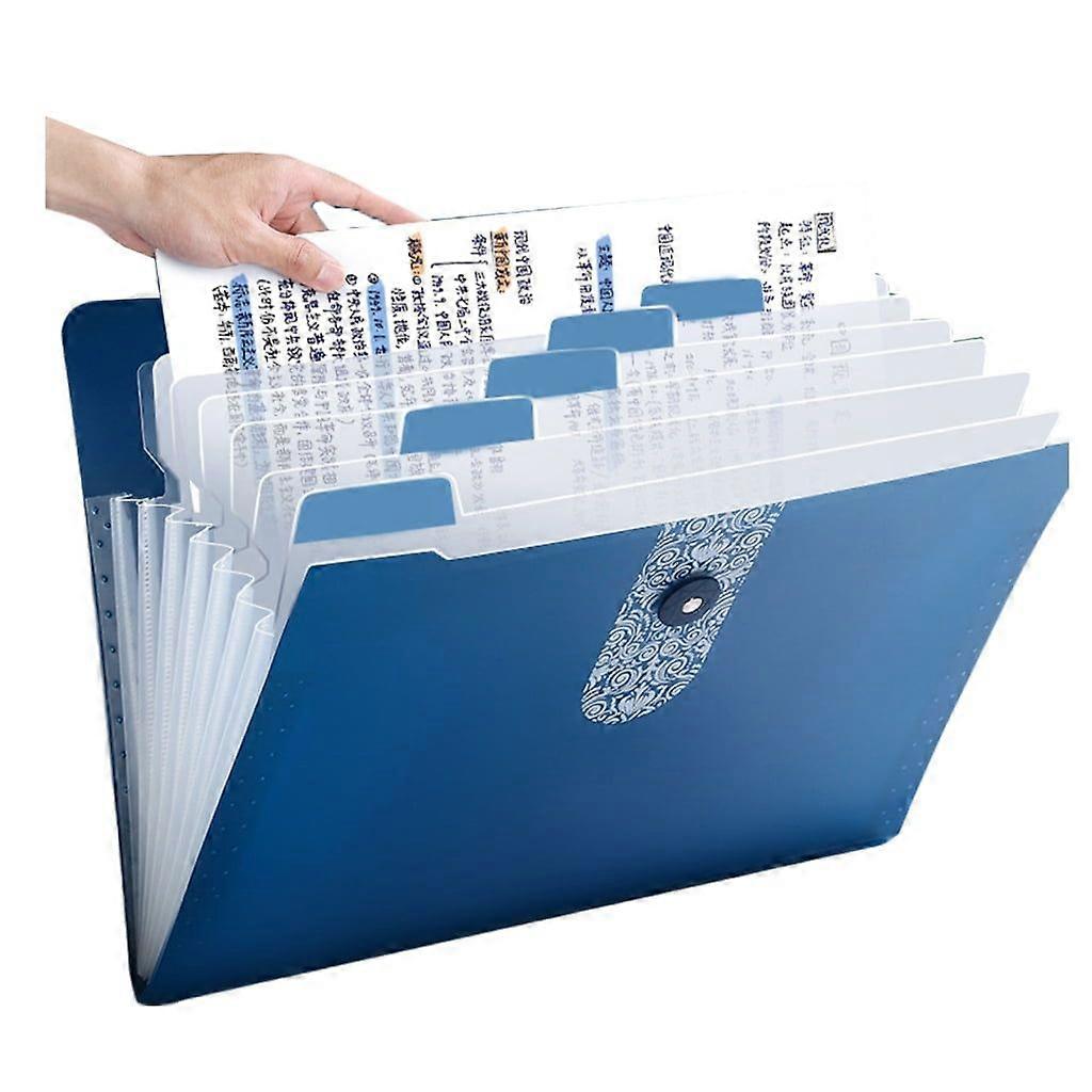 Expandable File Folder Letter Size Accordian Folder 12 Pocket File Folder Expanding Document Wallets for Office School