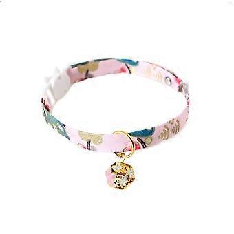 Cat Collar with Bell Adjustable Safe Pet Collar for Kitty Kitten Puppy Handmade Cat Collars 6.6-12.5 Inches