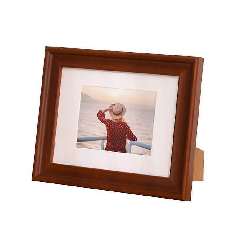 2-pack wooden picture frame solid wood photo frame table desktop ornaments photo frame, 21*30cm