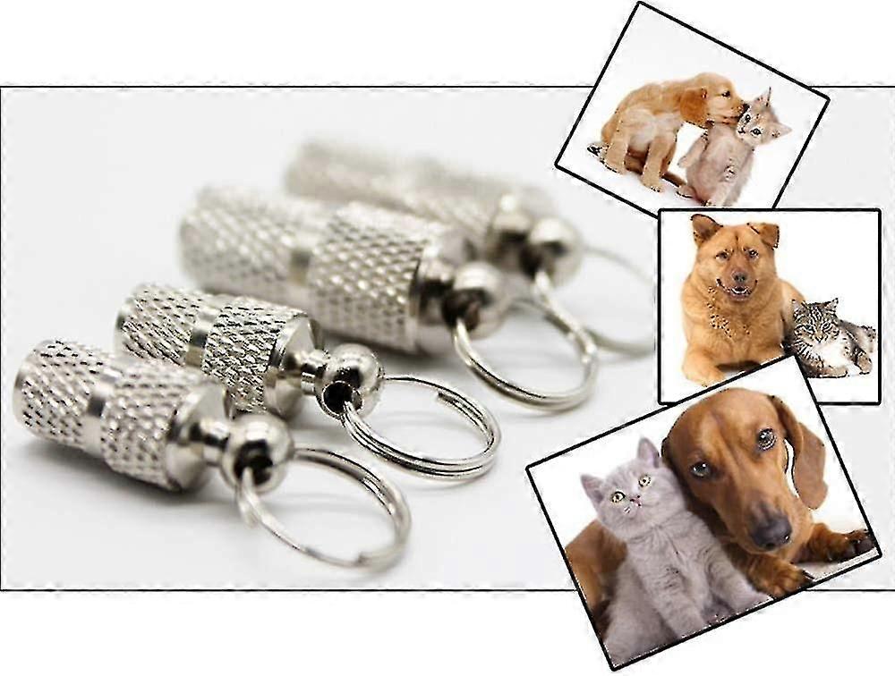 10pcs Pet Id Tag Dog Tags With Address Name Label For Puppy