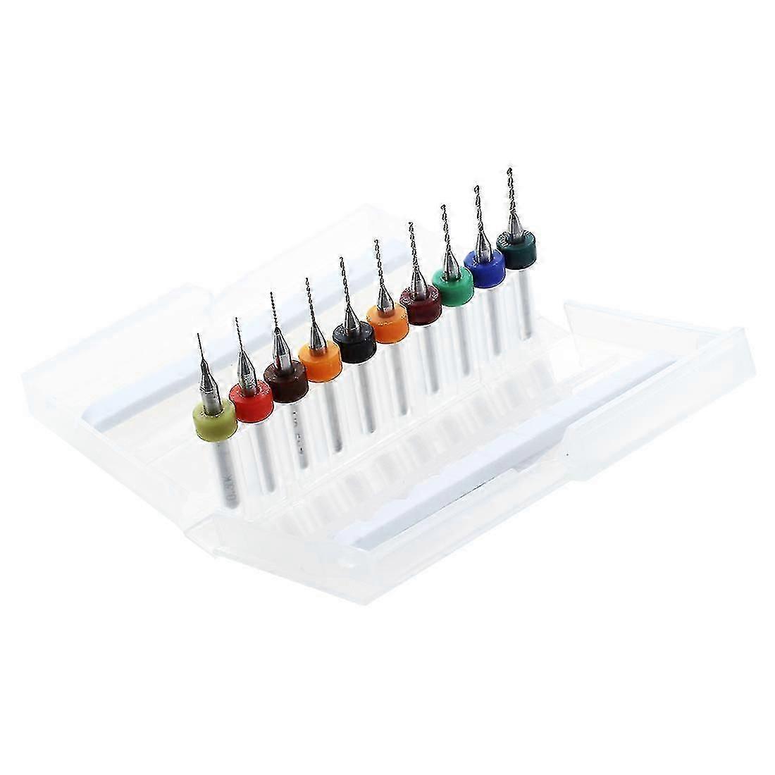 Box 10x 0.3-1.2mm PCB Small Drill Bits PCB Drills Drill Drilling