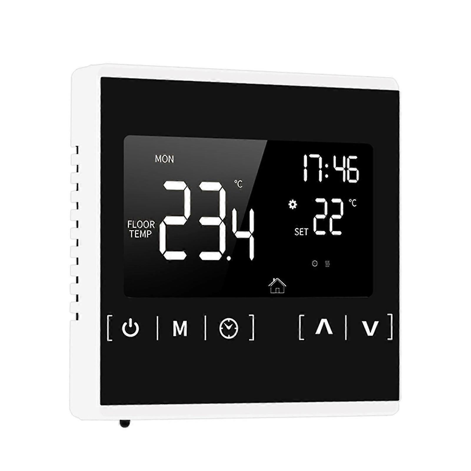 Lcd Touchscreen Tat For Home Programmable Electric Floor Ing System Thergulator Ac 85-250v Temperature