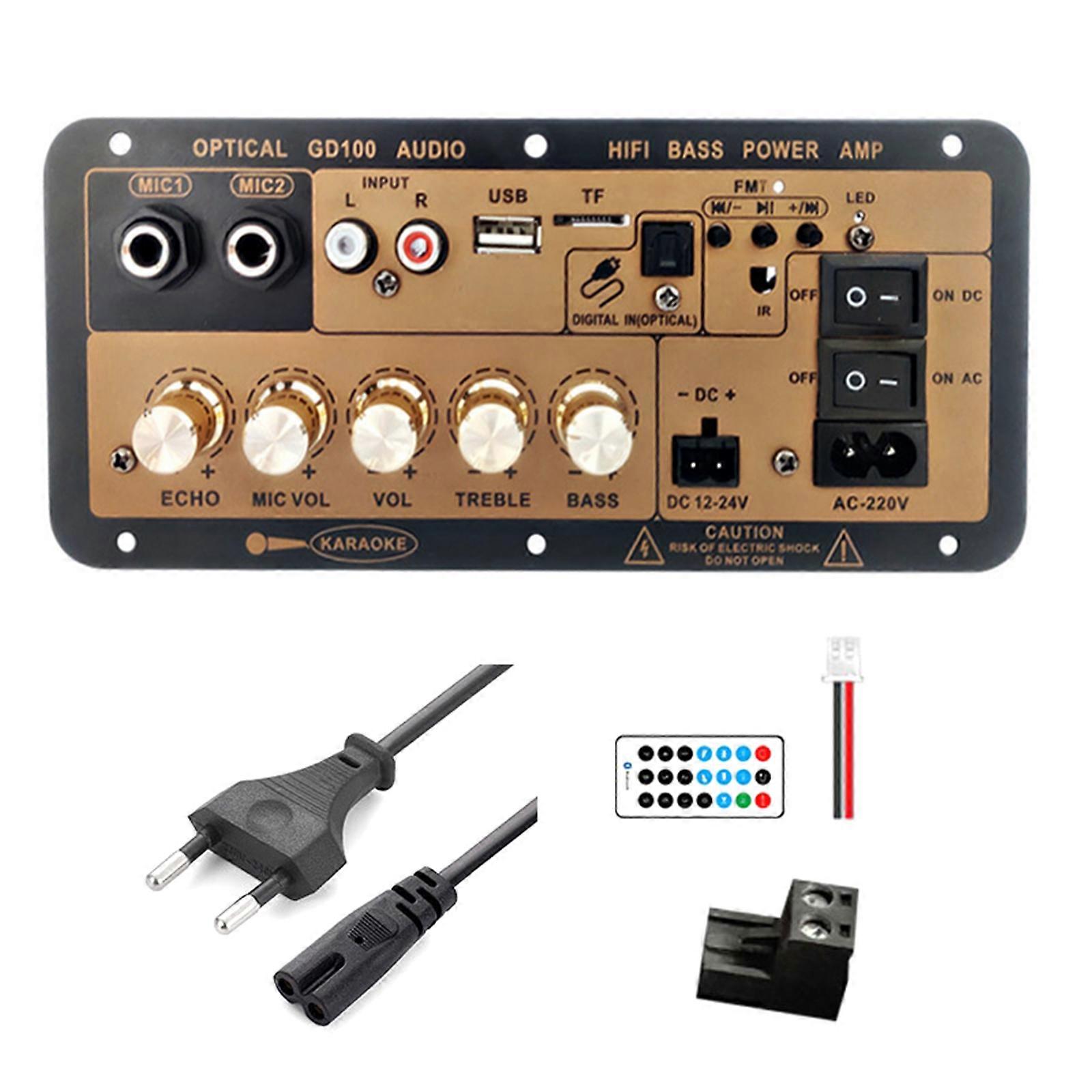 GD100 Powerful 100W Bluetooth-compatible Amplifier Board Featuring Low Heat and Long Service for Music Lovers