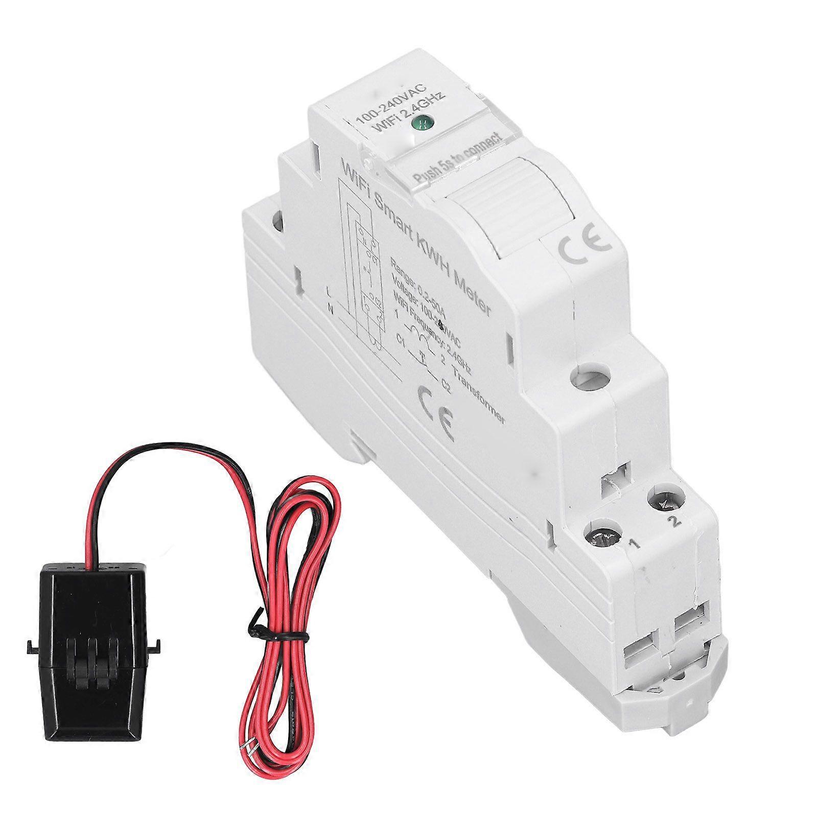 2025 Latest Model  Wifi Smart Energy Meter Real Time Current Voltage Power