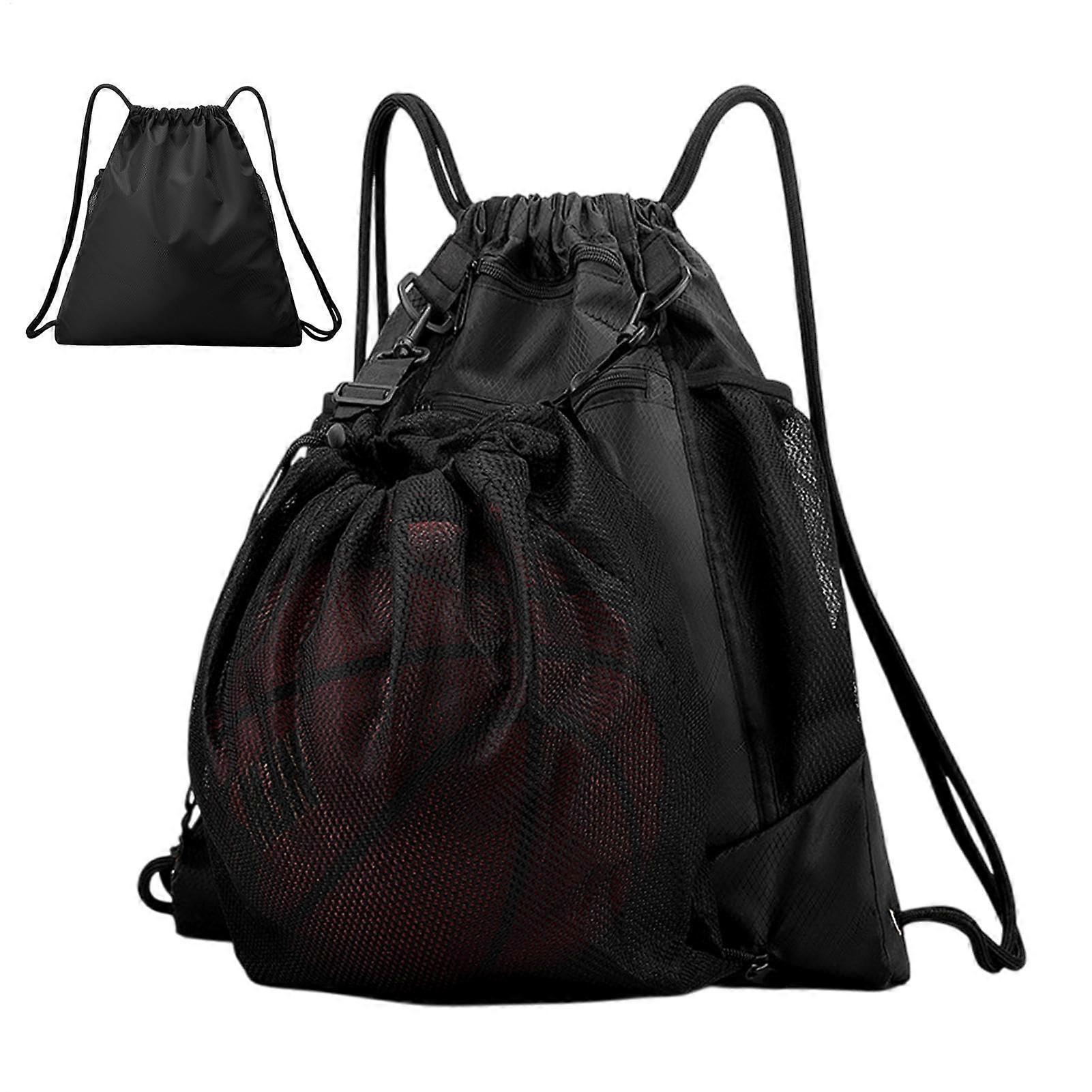 Basketball Backpack  Sports bag with drawstring, foldable, lightweight  with shoe compartment