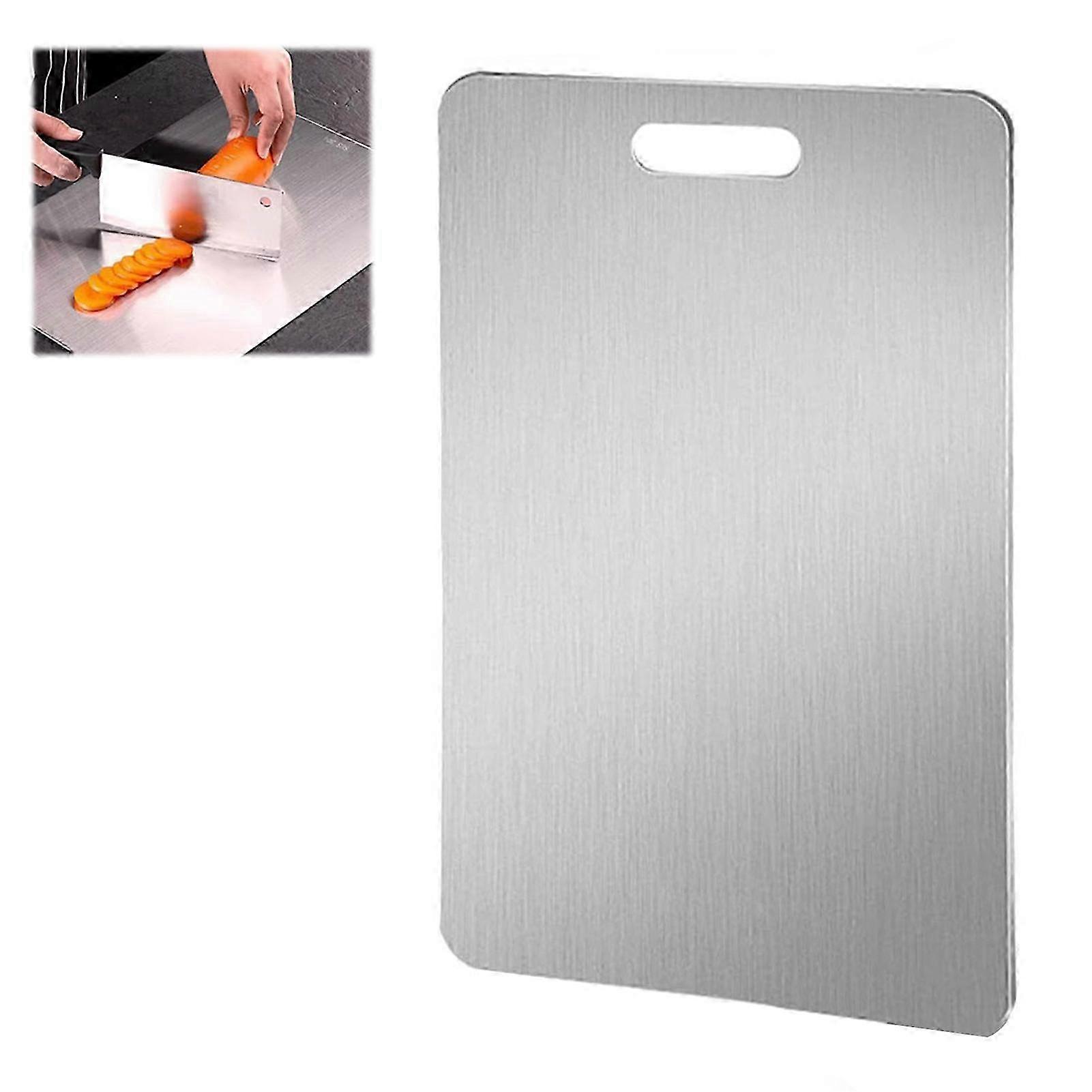 Titanium Cutting Board, Double-Sided Kitchen Chopping Board, Pure Cut Titanium