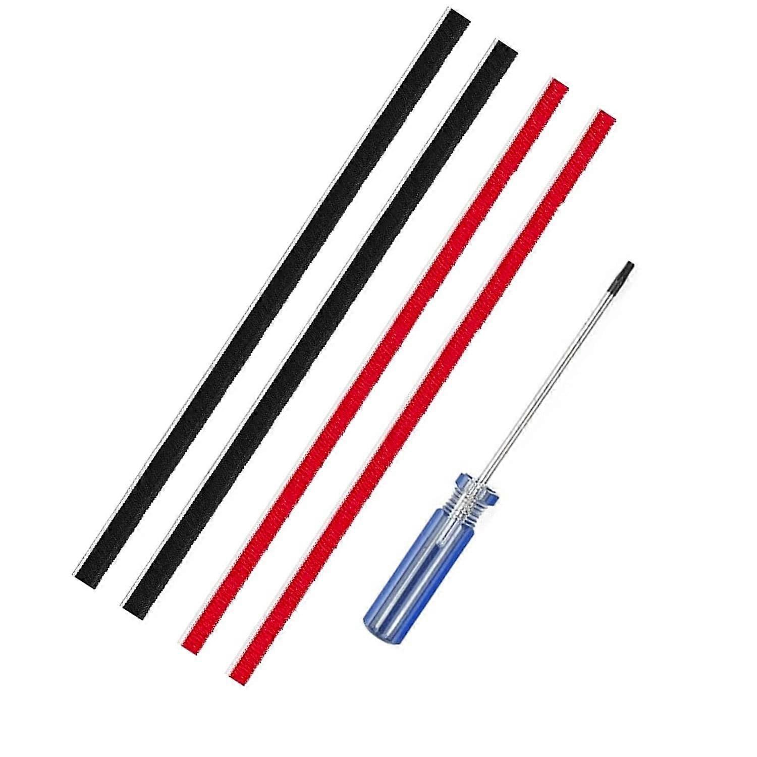 Rolling Brush Replacement Strips Pack of 4 for Dyson V8 V10 V11 Vacuum Cleaner, Plush Felt Roller Brush Accessories with Screwdriver