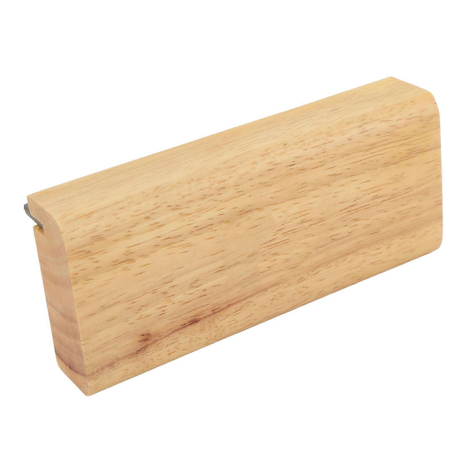 90 Degree Fret Beveling File with Arc Radius Wooden Base Fret End Dressing File for Guitar Bass Ukulele Banjo 16 Inch 