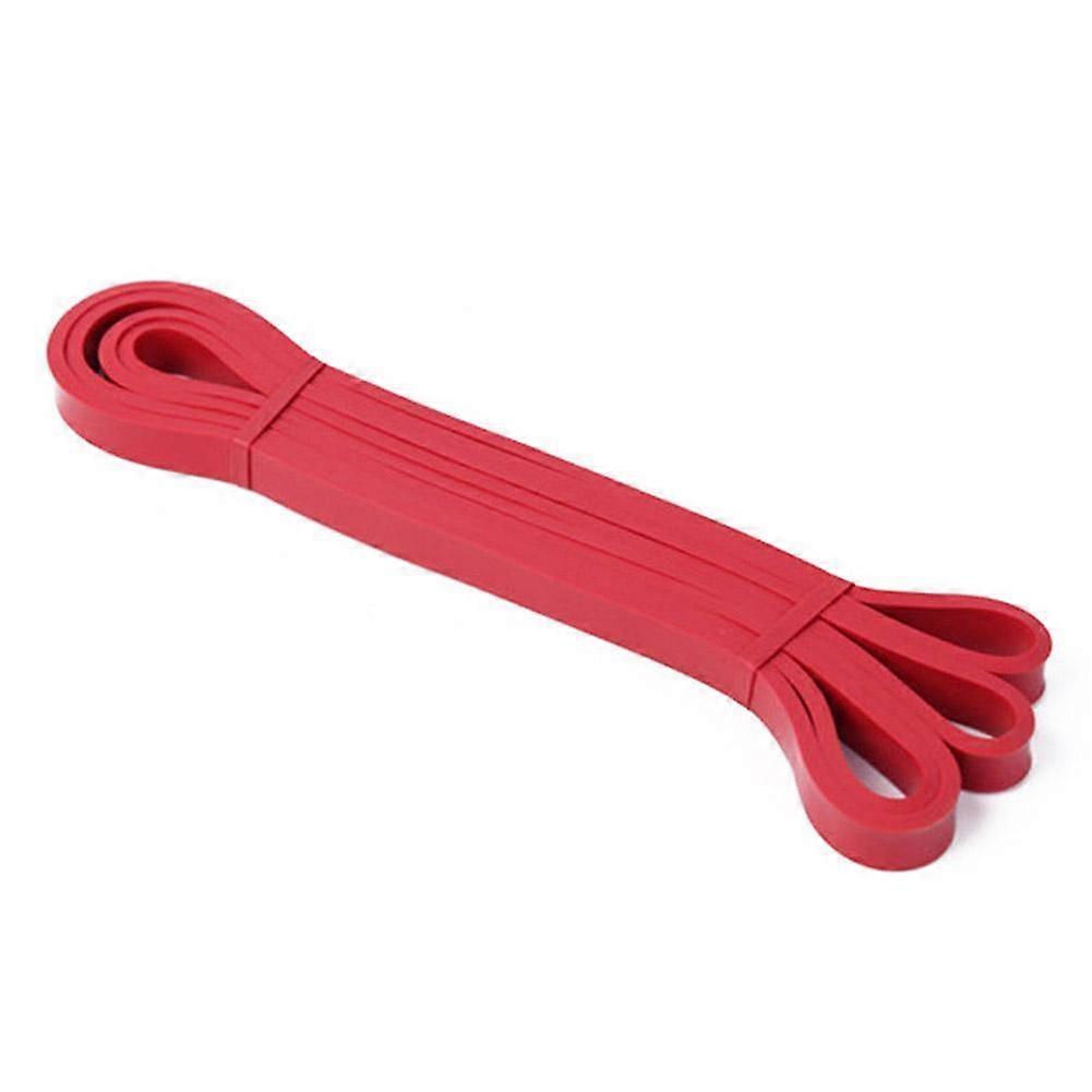 China Red (A) 2080*4.5*6.4mm$Latex resistance band resistance ring pull-up resistance band elastic band fitness resistance track and field puller TPE