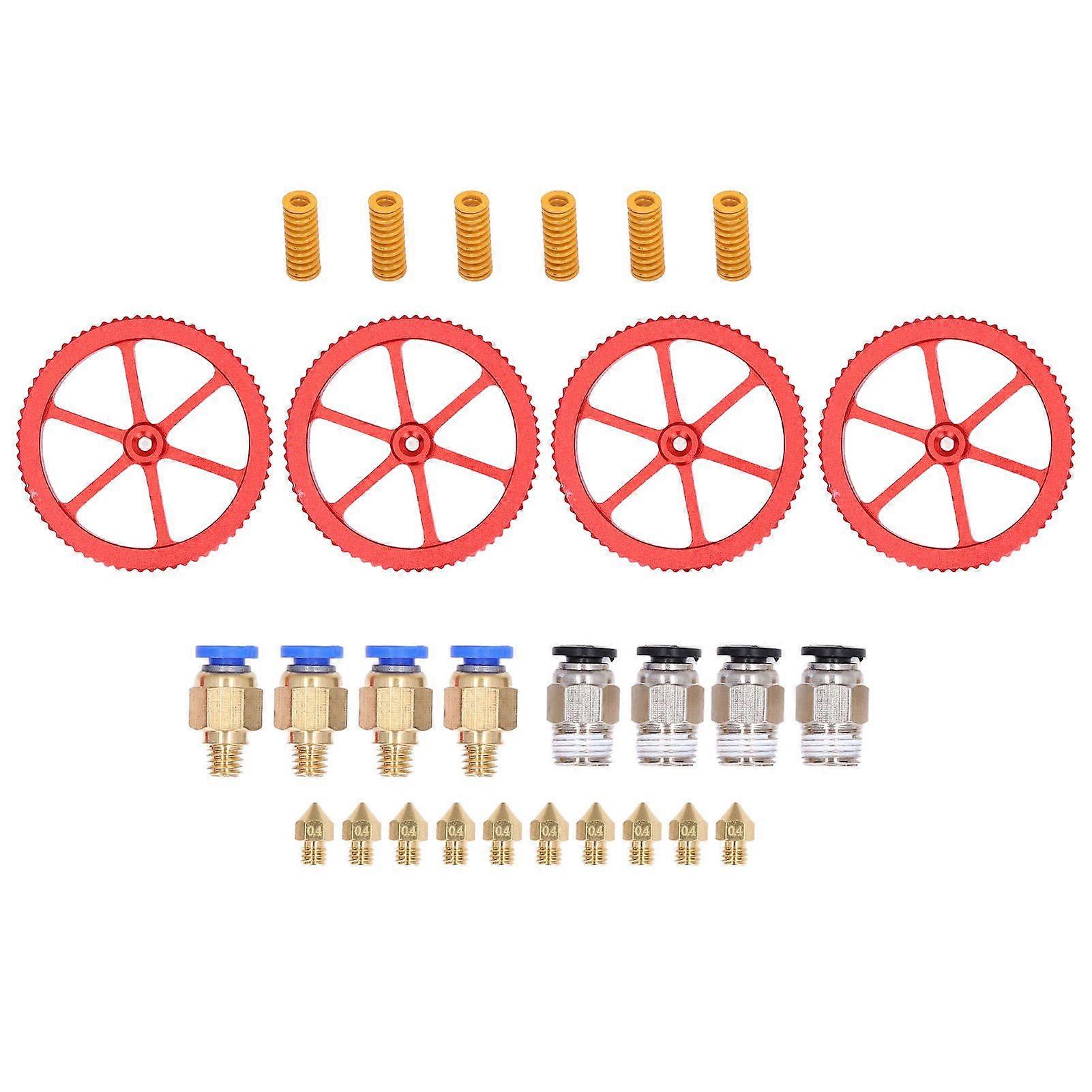 Högkvalitativt CR10-nivåluftmunstyckesats för CR-10, CR 10S 10S P...