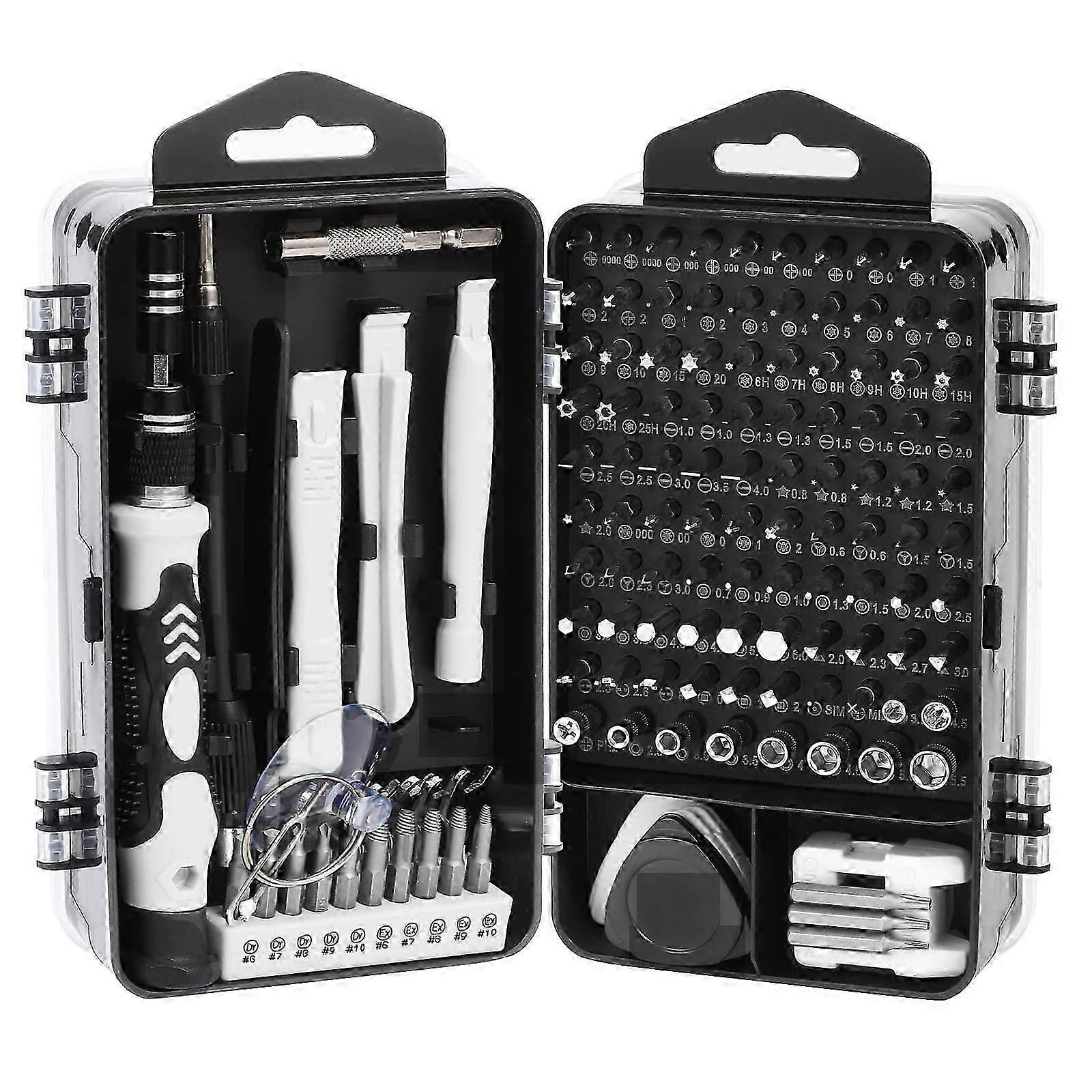 2025 Precision Electronics Magnetic Mini Screwdriver Set for Repair Computer Black